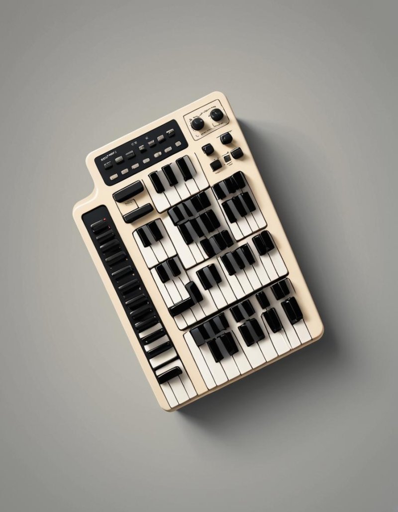 Vintage Black Holland & Sons NovaLite Kuvron Totem